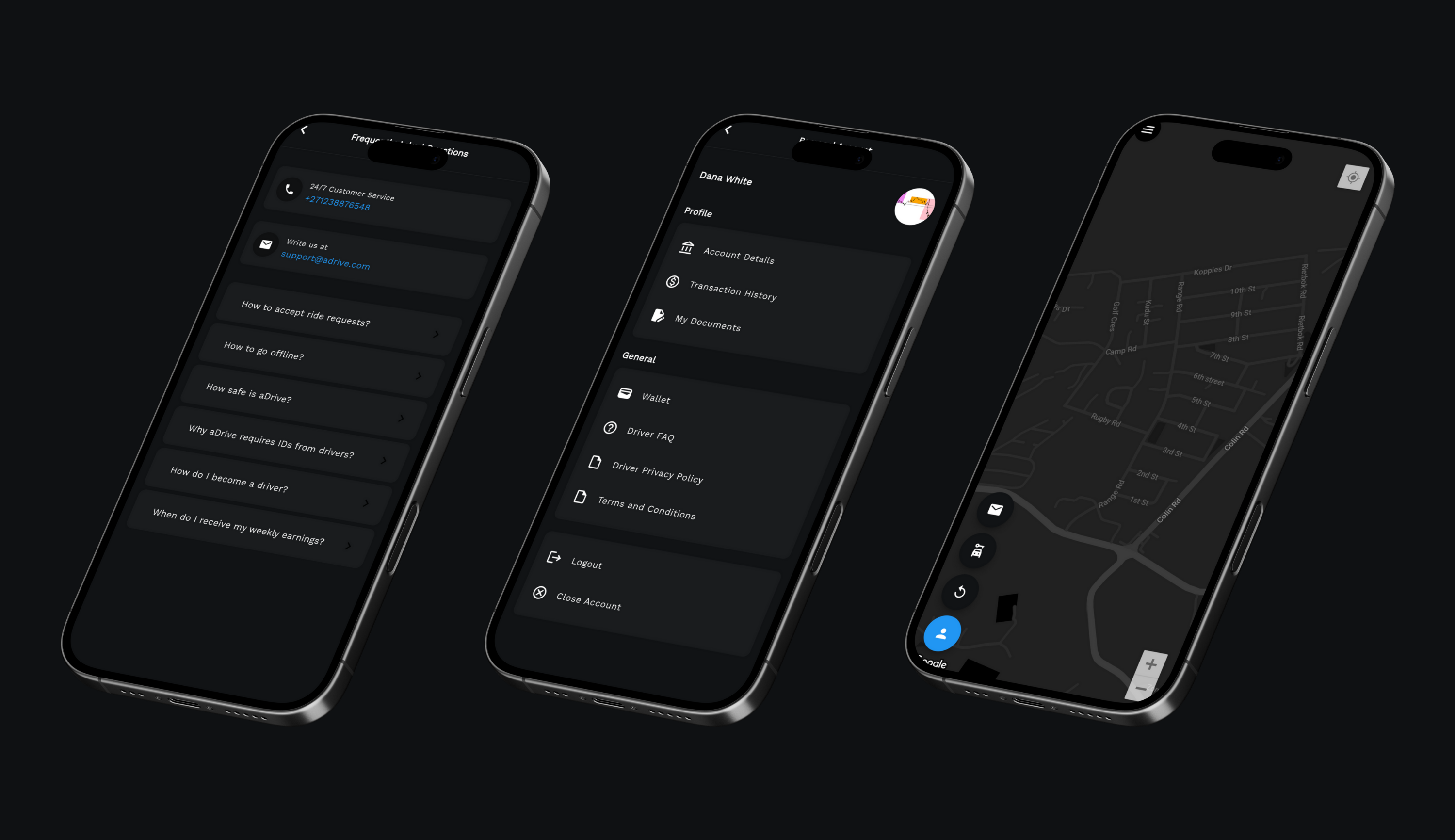 aDrive E-hailing Drivers