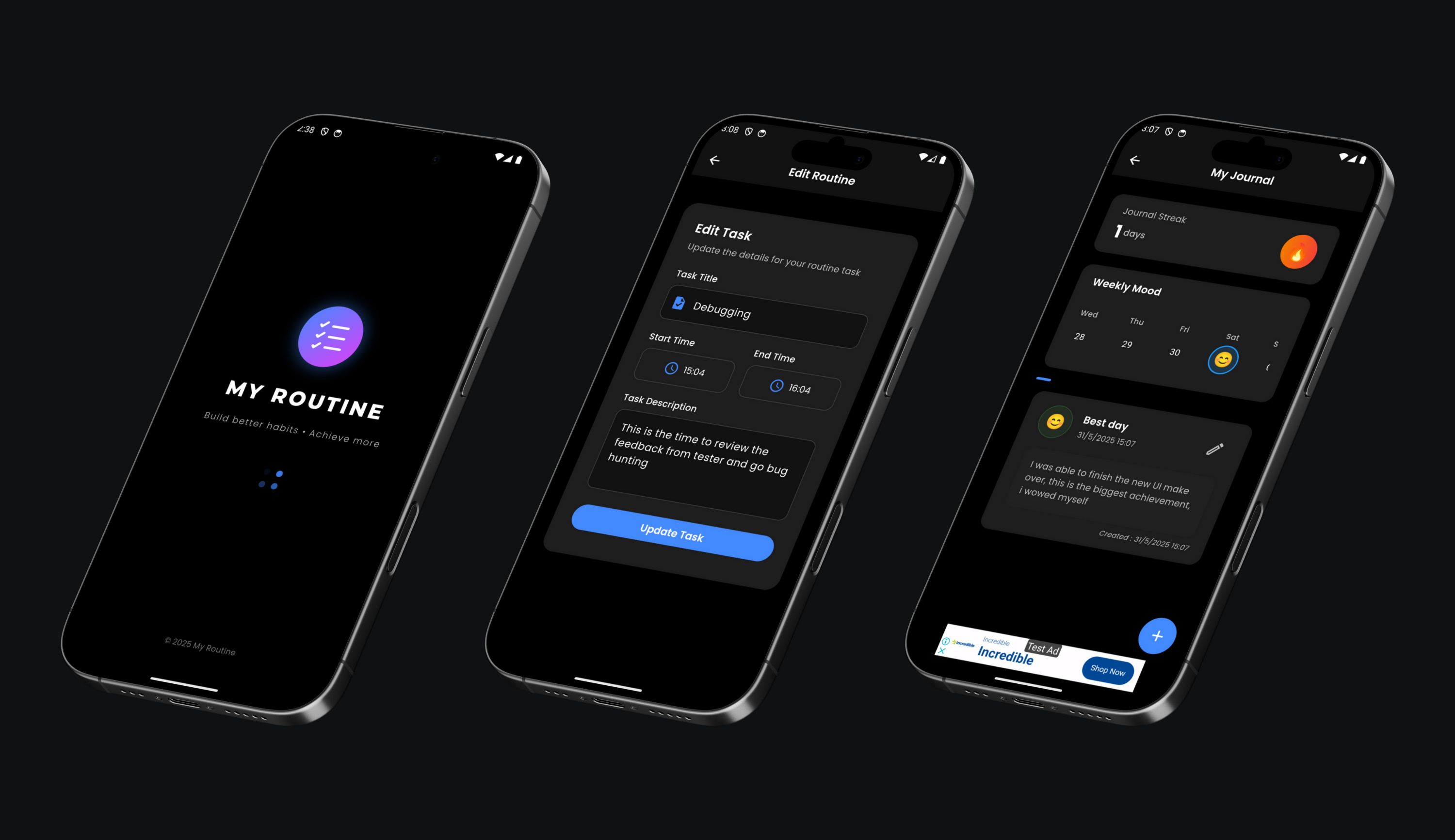 My Routine App