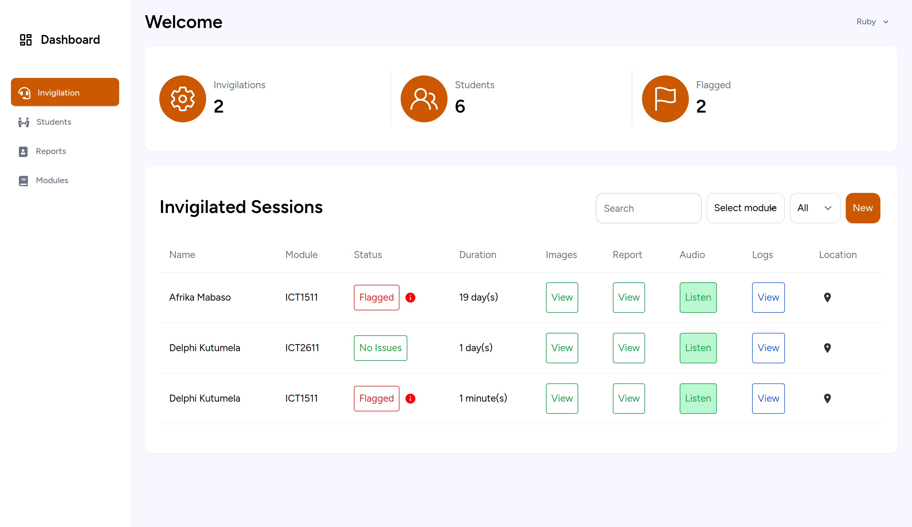 Offline Invigilation CRM